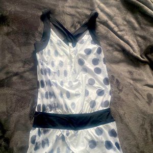 Lulu black and white romper. Size 4